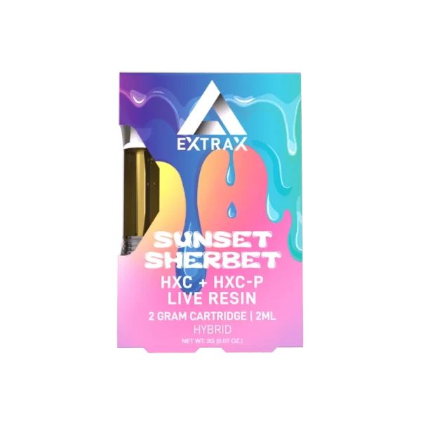 Sunset Sherbet (Híbrida) – Delta Extrax – Cartucho THC 2g