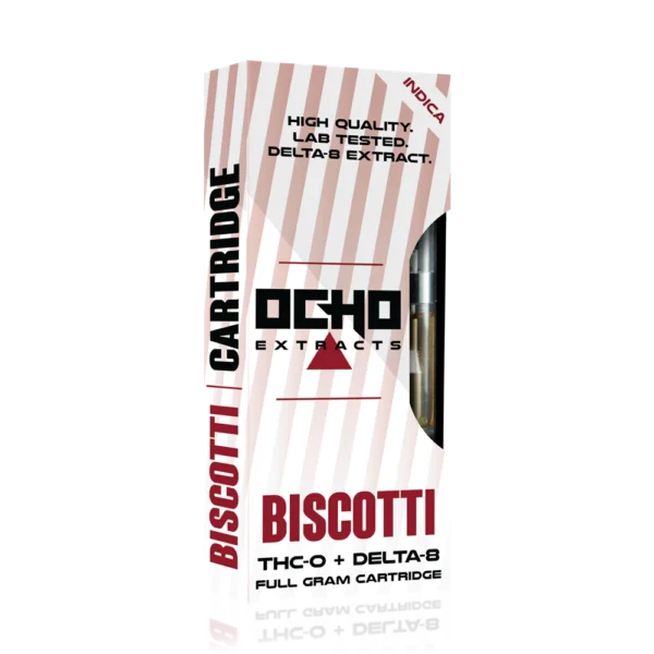 Biscotti (Índica) – Ocho Extracts – Cartucho THC 1g