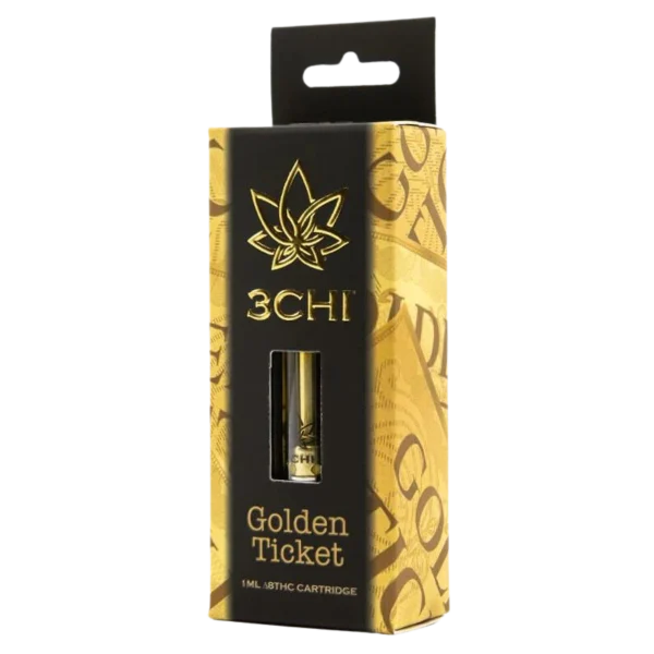 Golden Ticket (Híbrida) – 3Chi – Cartucho THC 1g