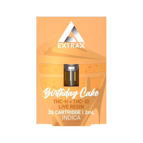 Birthday Cake (Índica) – Delta Extrax – Cartucho THC 2g
