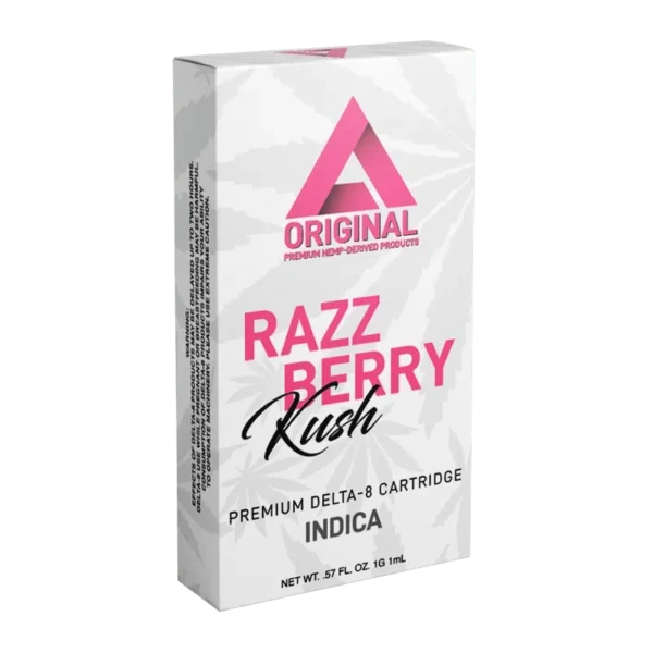 Razzberry Kush (Índica) – Delta Extrax – Cartucho THC 1g