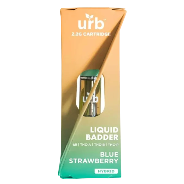 Blue Strawberry (Híbrida) – Urb Liquid Badder – Cartucho THC 2.2g