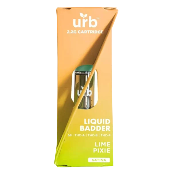 Lime Pixie (Sativa) – Urb Liquid Badder – Cartucho THC 2.2g