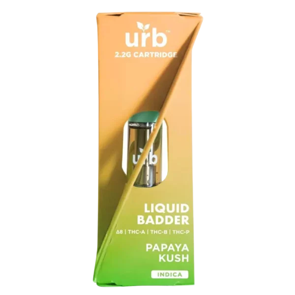 Papaya Kush (Índica) – Urb Liquid Badder – Cartucho THC 2.2g