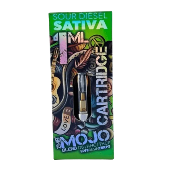 Sour Diesel (Sativa) – Zilla Mojo Blend – Cartucho THC 1g