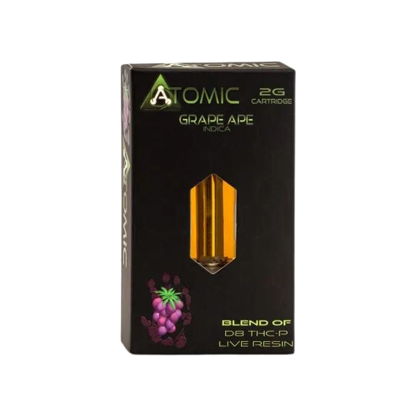 Grape Ape (Índica) – Atomic Delta – Cartucho THC 2g
