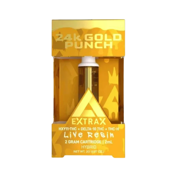 24k Gold Punch (Híbrida) – Delta Extrax – Cartucho THC 2g