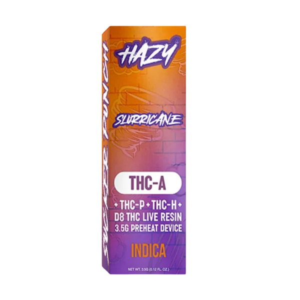 Slurricane (Índica) – Hazy Extrax – Desechable Recargable THC 3.5G