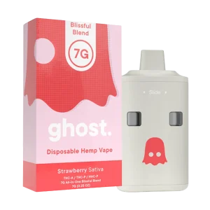 Desechable Ghost Blissful Blend Strawberry Delta-8 THC-H THC-P 7000 mg